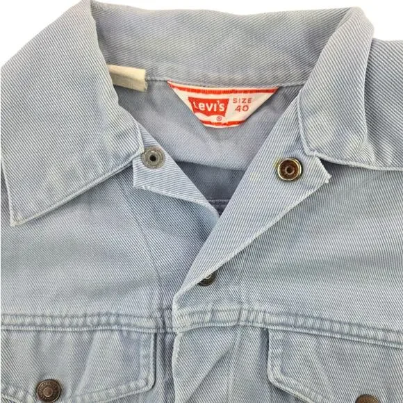 Levi'sVintage 1970's Light Blue Jean JacketSize 40 (Medium)